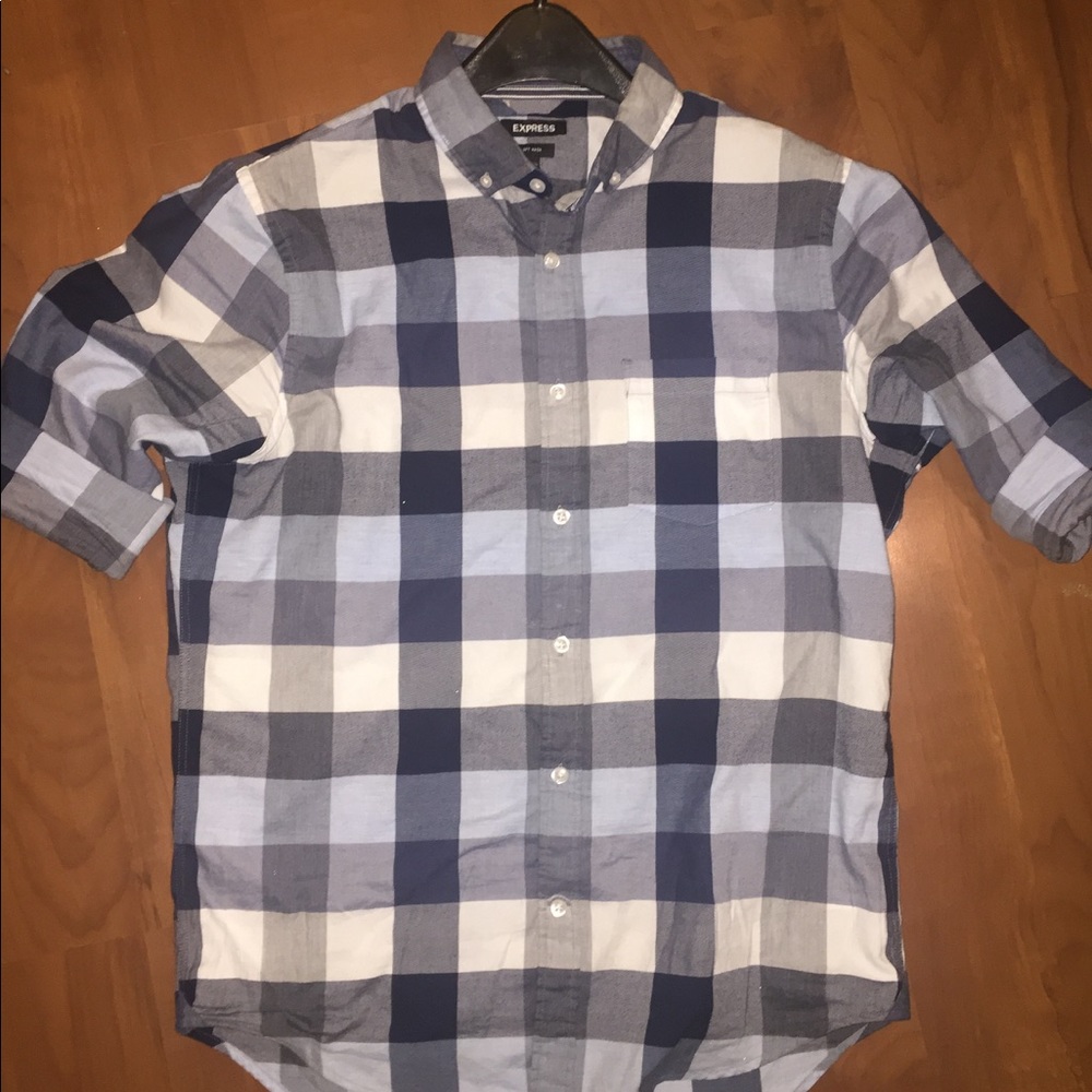 Slim-straight Soft Wash 9-Color Plaid Long Sleeve.
